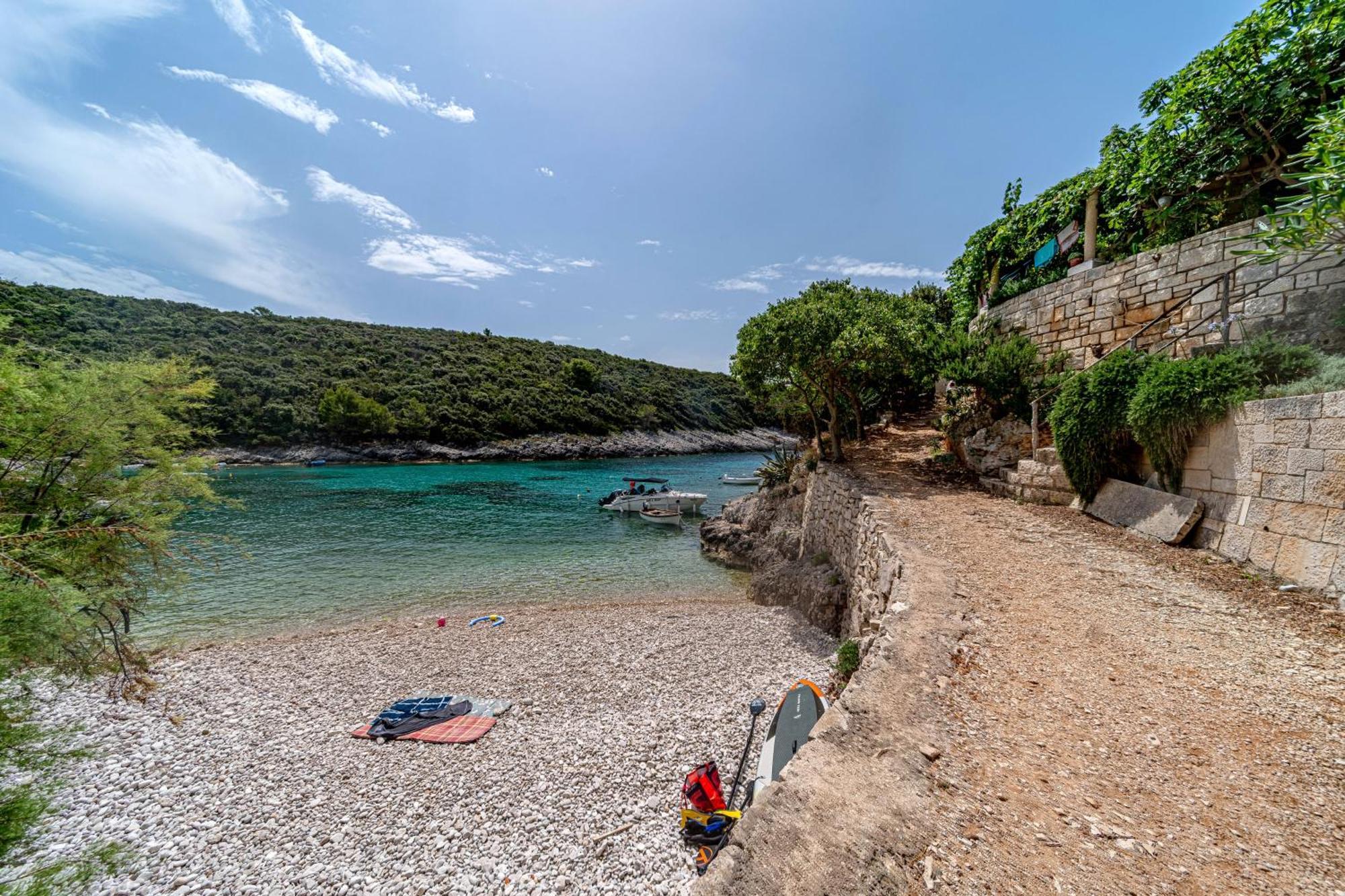 Seaside House For Families With Children Cove Rasohatica, Korcula - 4386 Lumbarda Esterno foto
