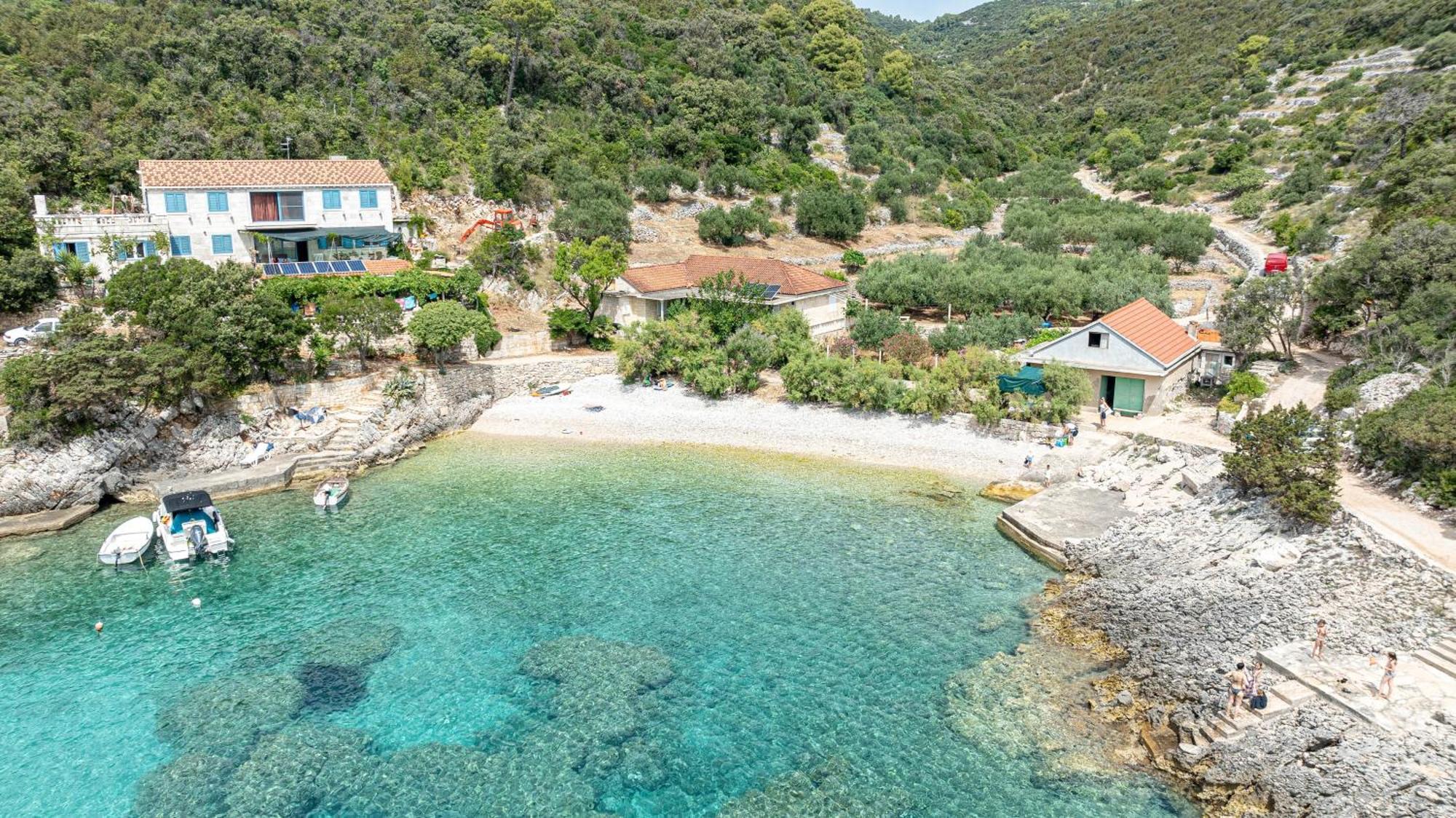 Seaside House For Families With Children Cove Rasohatica, Korcula - 4386 Lumbarda Esterno foto