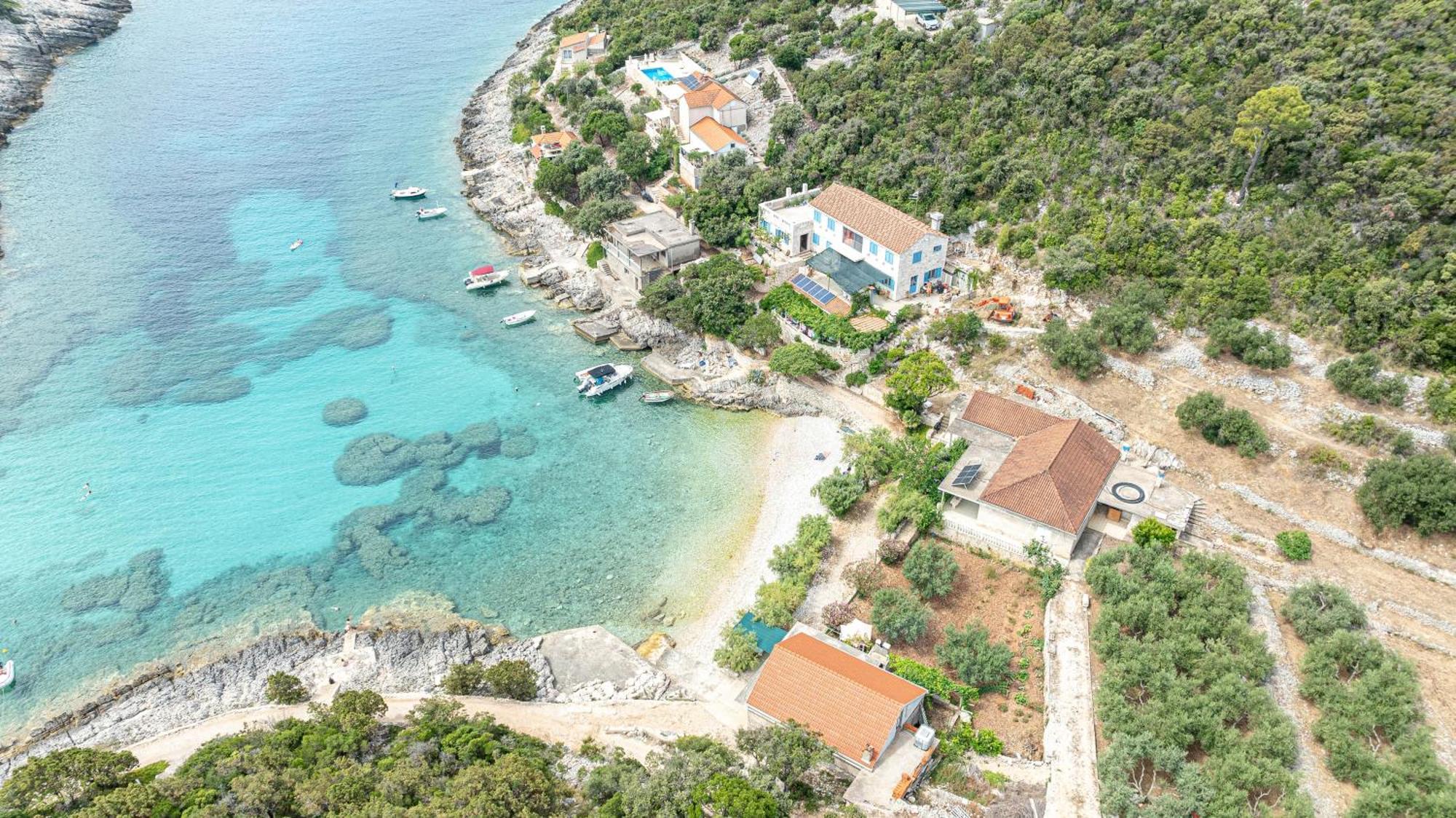 Seaside House For Families With Children Cove Rasohatica, Korcula - 4386 Lumbarda Esterno foto